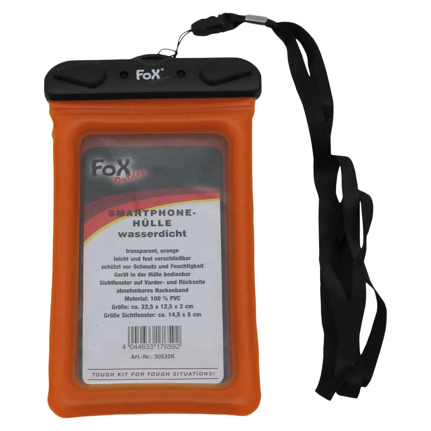 fox-outdoor-smartphone-huelle-wasserdicht-transparent-ansicht-2