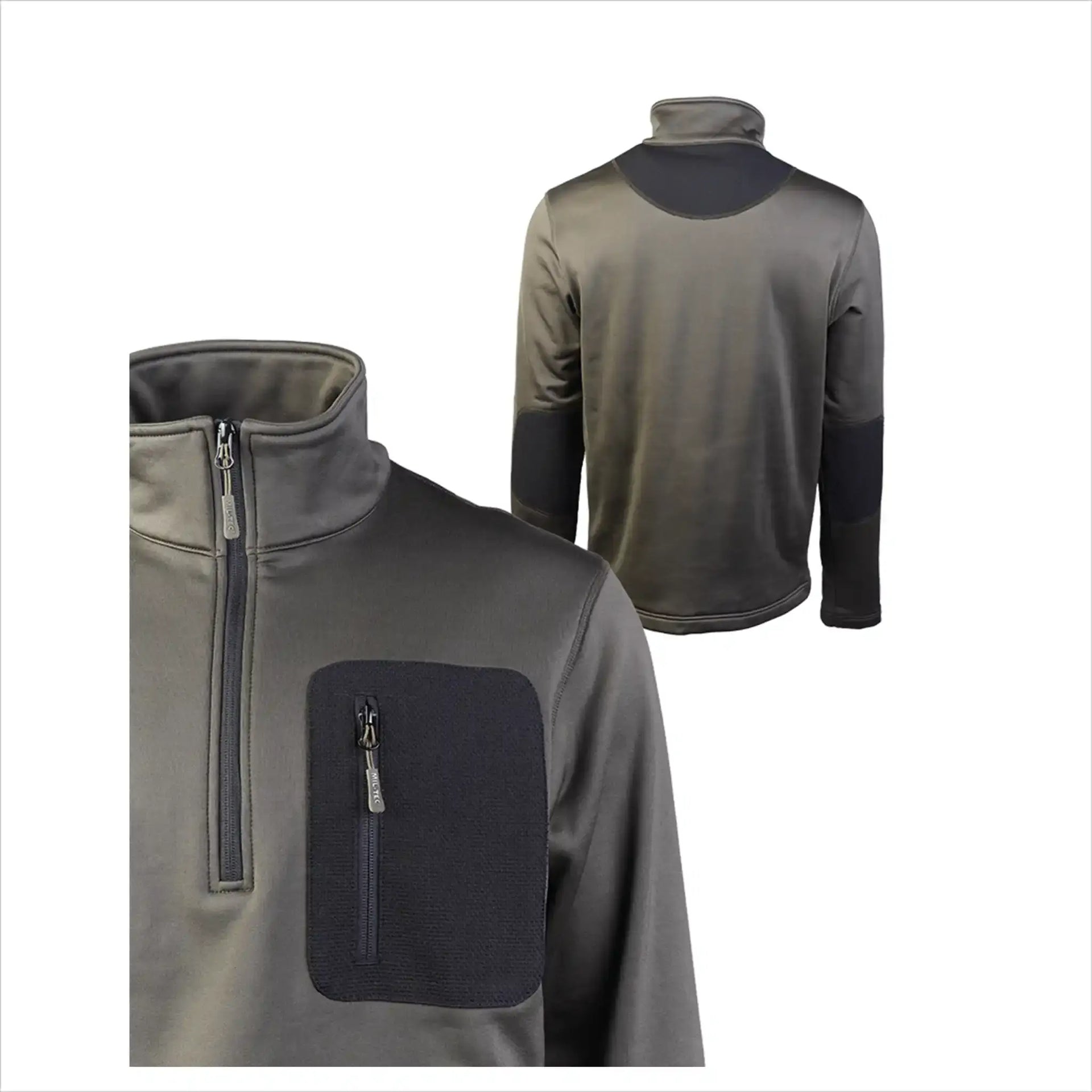 Mil-Tec Pullover Thermo-Fleece Zip - ASMC