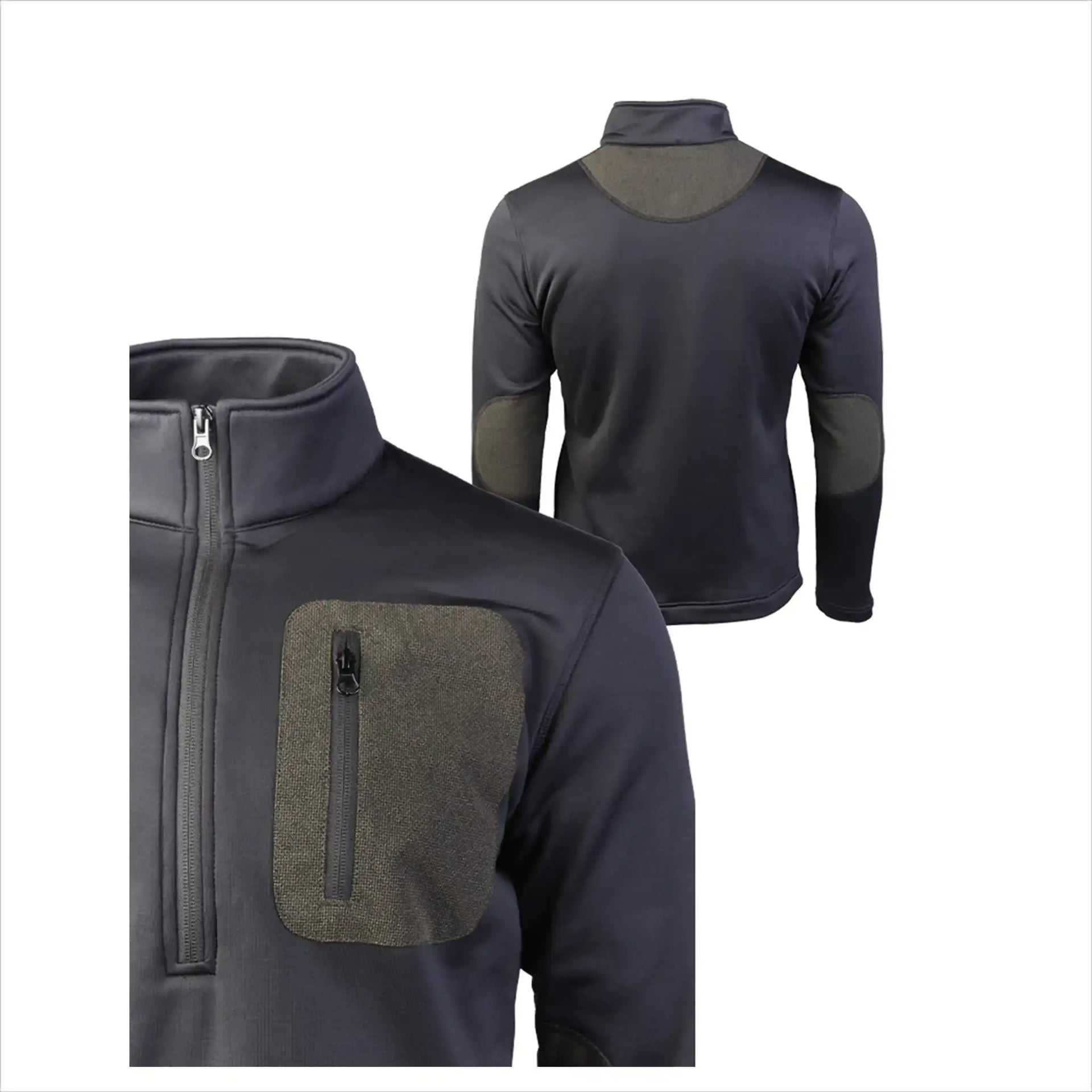 Mil-Tec Pullover Thermo-Fleece Zip - ASMC