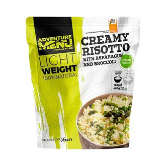 Lightweight Creme-Risotto mit Spargel Brokkoli