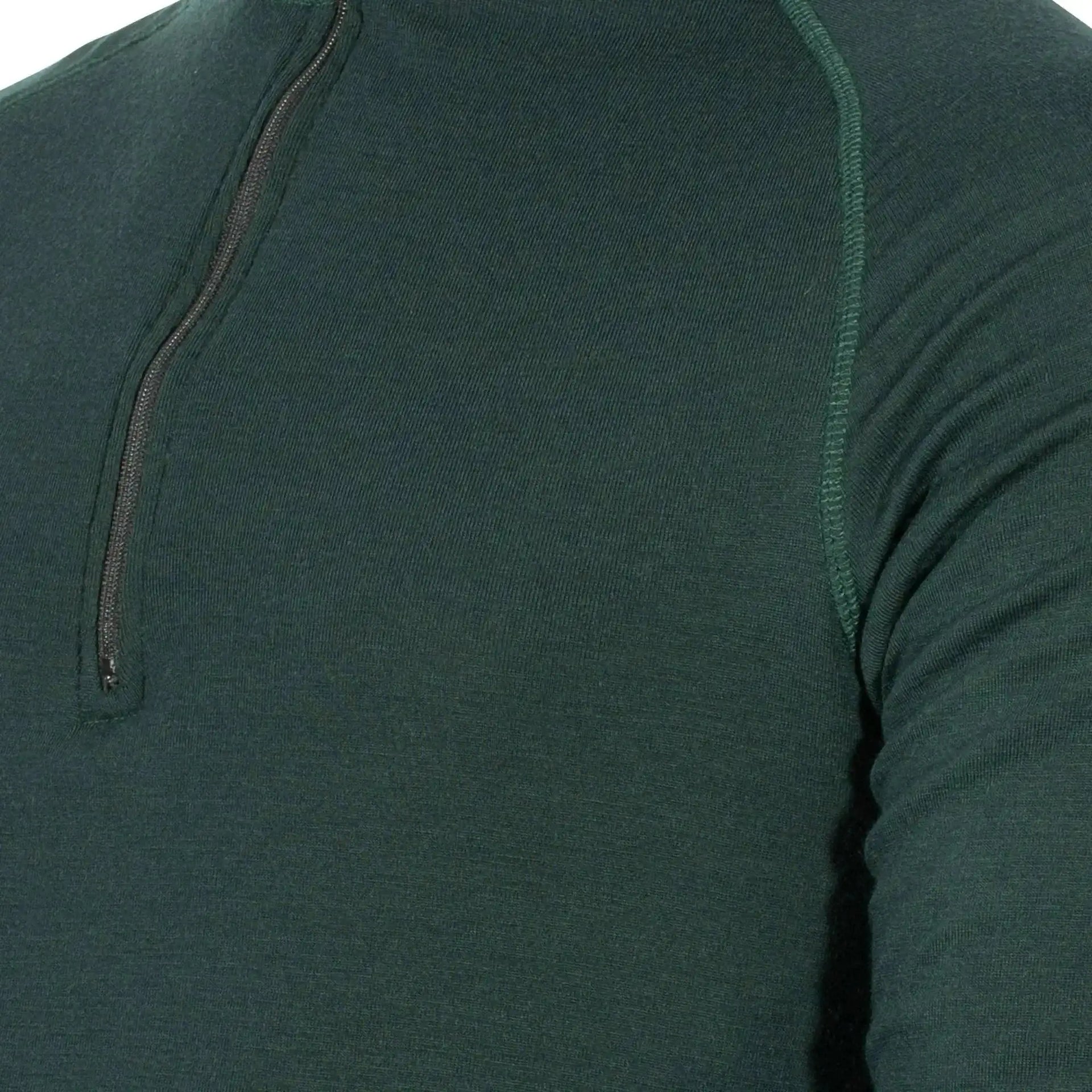 brynje-longsleeve-arctic-double-zip-polo-gruen-ansicht-4