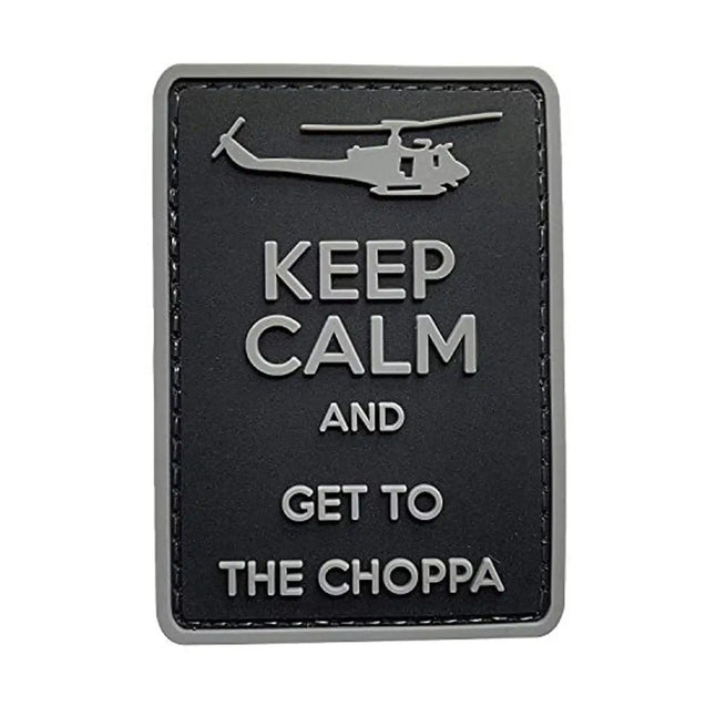 ASMC 3D Patch Keep calm and get to the choppa - ASMC