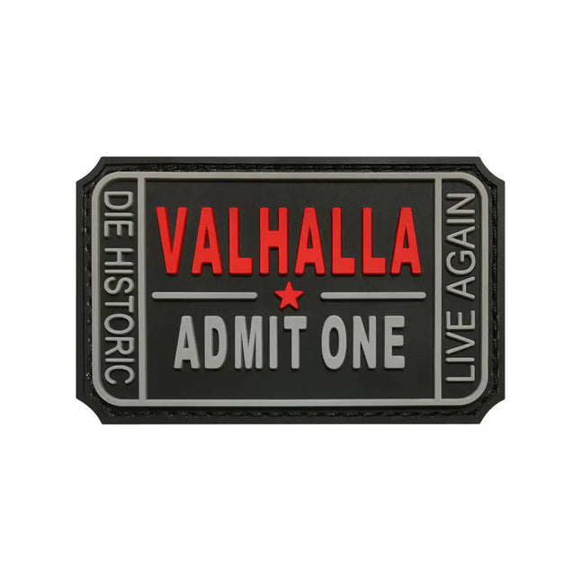 ASMC 3D Patch Valhalla Admit One - ASMC