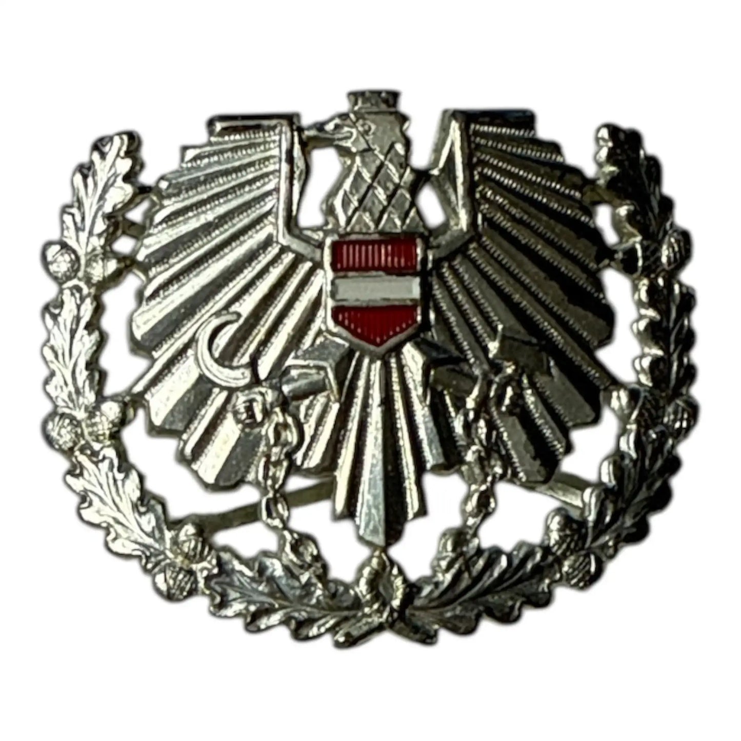 Österreichisches Bundesheer ÖBH Barettabzeichen Adler original gebraucht - ASMC