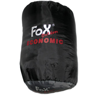 Mumienschlafsack Economic schwarz grau