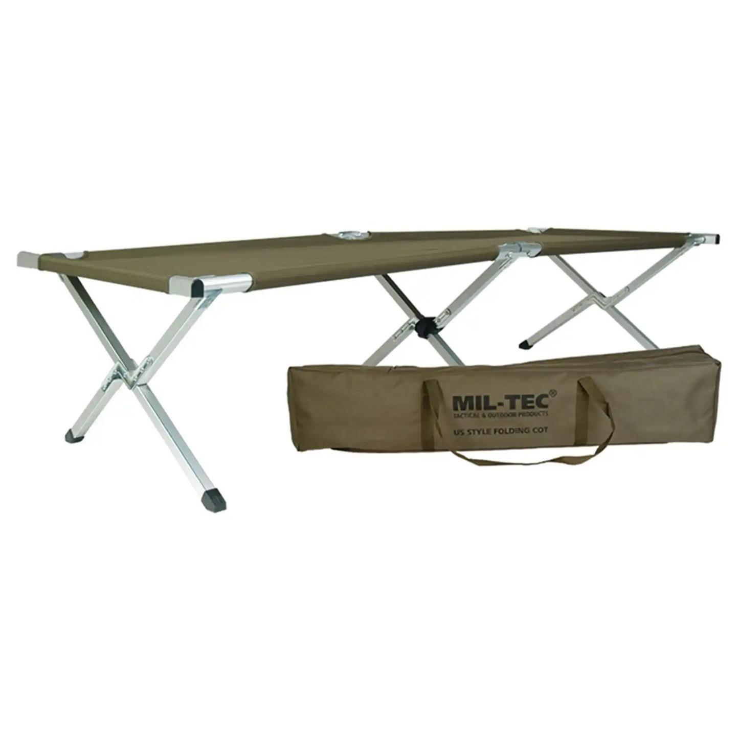 Mil-Tec Feldbett US Typ Alu 190x65 cm - ASMC