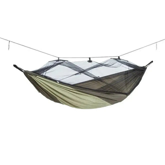 Hängematte Moskito Traveller Thermo grün schwarz