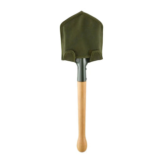Feldspaten Holzstiel mit Tasche