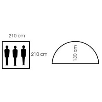 3 Personen-Zelt Monodom