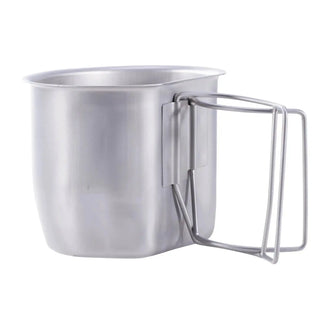 Campingbecher Crusader Cup Canteen silberfarben