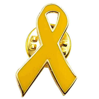 Pin gelbe Schleife