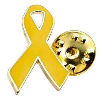 Pin gelbe Schleife