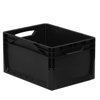 Euronormbox Vollwand 40 x 30 x 22 cm schwarz