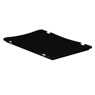 Euronorm-Scharnierdeckel 40 x 30 cm schwarz