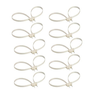 Kunststoffhandschellen 10er Pack