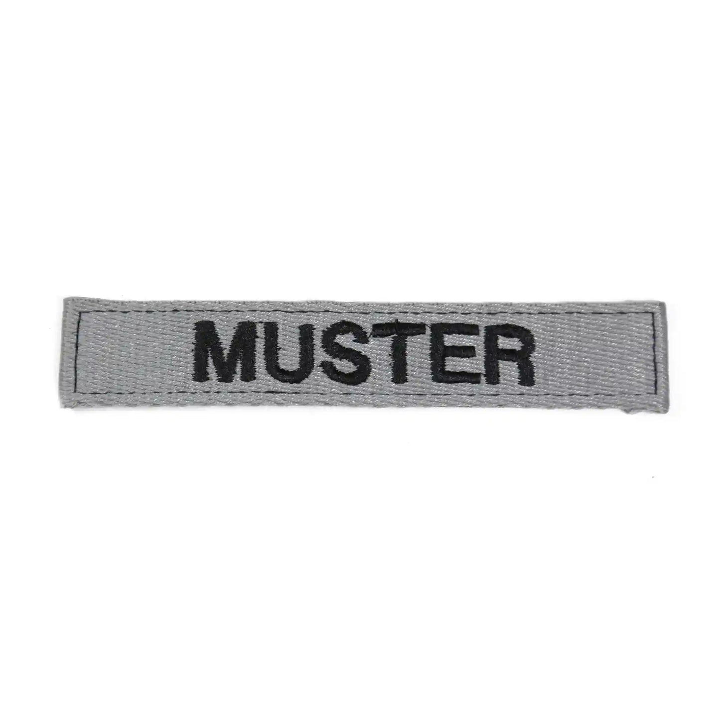 Namensbänder 5er Set Grau