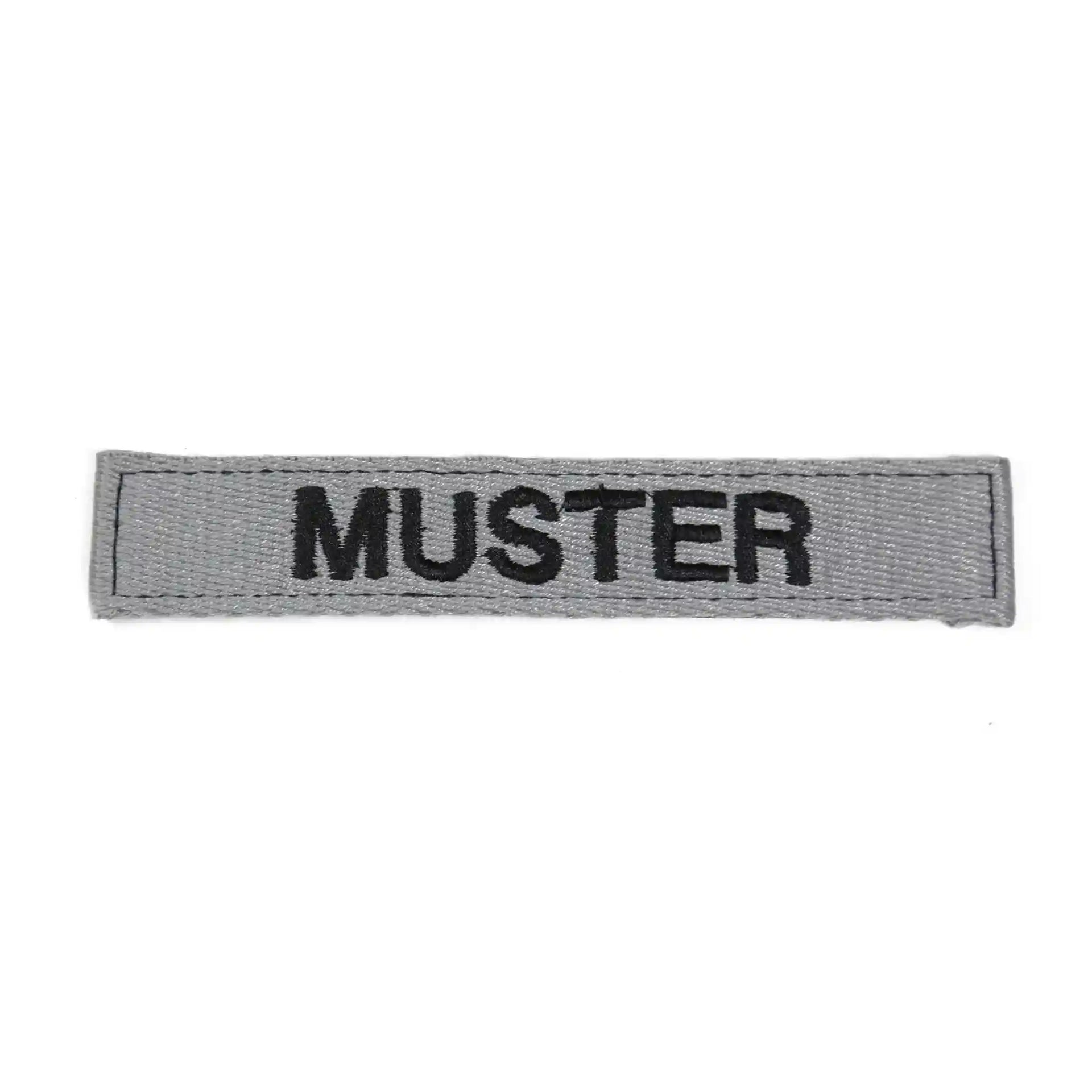 Namensbänder 5er Set Grau