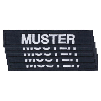Namensbänder 5er Set Navy