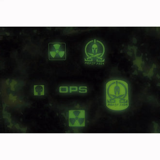 3D-Patch Radioaktiv nachleuchtend