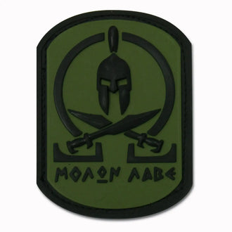 3D-Patch Molon Labe Spartan oliv
