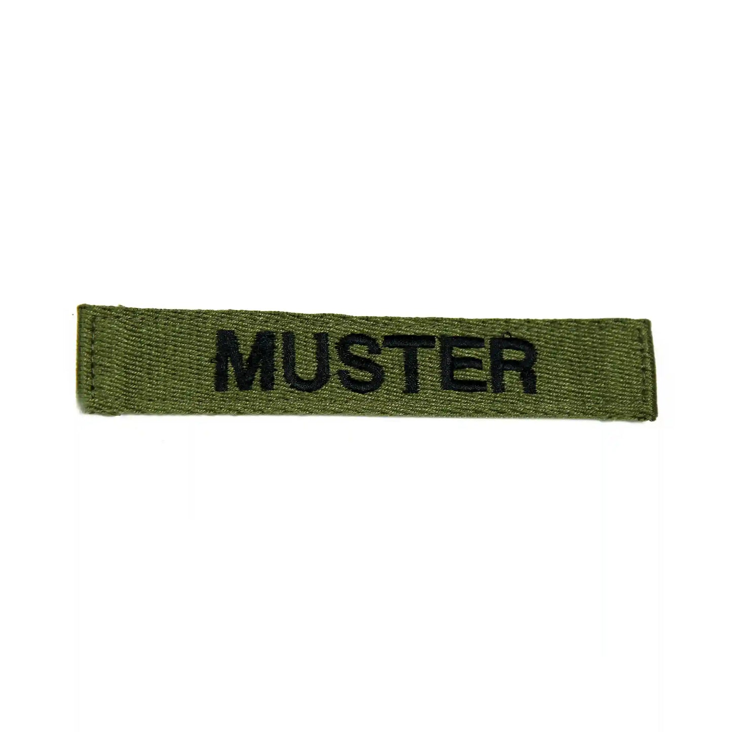 Namensbänder 5er Set Foliage Schwarz gestickt auf Textil