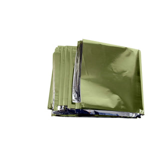 Survivaldecke Oliv/Silber XL