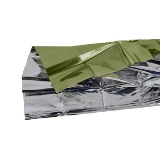 Survivaldecke Oliv/Silber XL