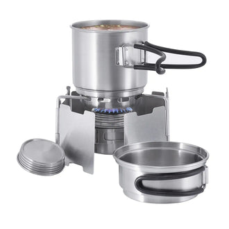 Kompakt-Kochset Alcohol Burner Set