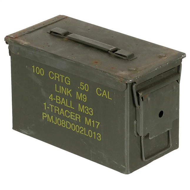 US Army Munitionskiste M2A1 Cal. .50 / 5.56 mm gebraucht - ASMC