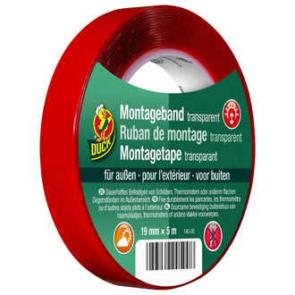 Montageband Außen 19 mm x 5 m transparent