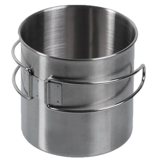 Trinkbecher Edelstahl Drahtgriffe 800 ml