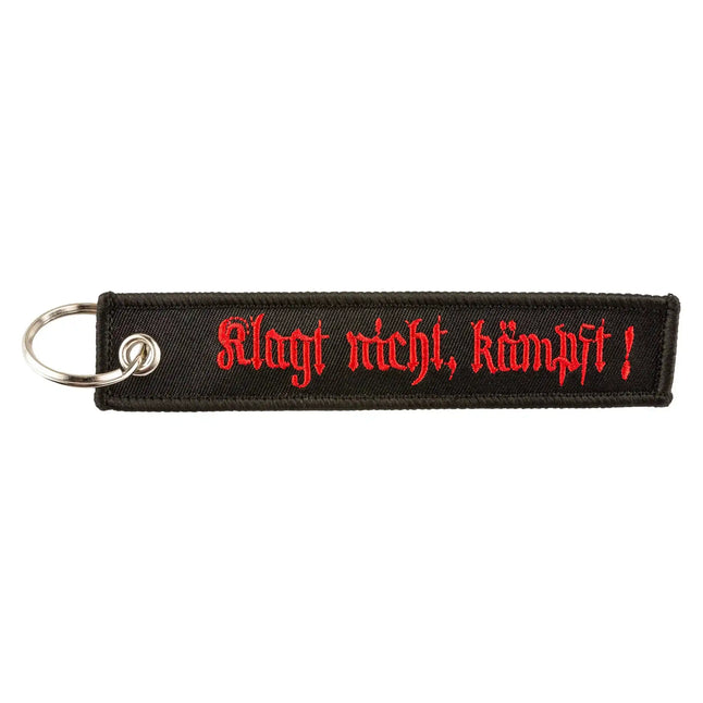Schlüsselanhänger Textil Klagt nicht Kämpft
