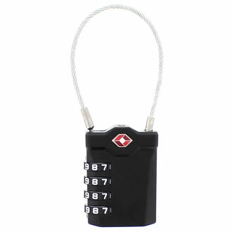 Gepäckschloss Stahlseil Zahlencode