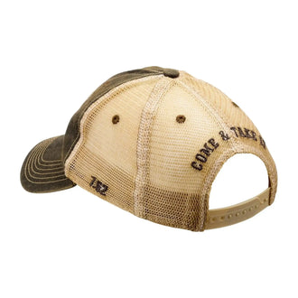 Cap Tactical US Flag Vintage Trucker Hat schwarz
