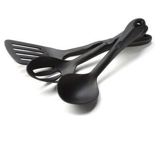 Kochbesteck Nylon 3-teilig schwarz