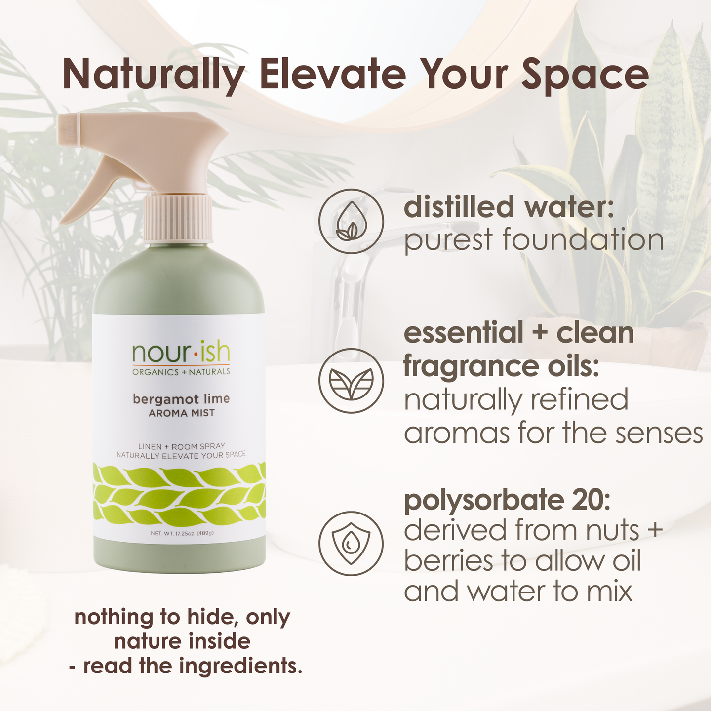 Bergamot Lime Aroma Mist
