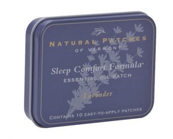 Lavender Sleep Comfort Formula Essential Oil Patch - 10 Pack Tin