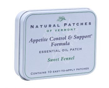 Appetite Control and Support Essential Oil Patch - 10 Pack Tin