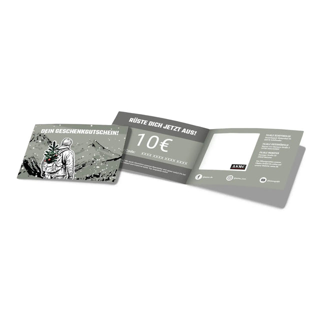 ASMC Geschenkgutschein Weihnachten zum Ausdrucken - ASMC