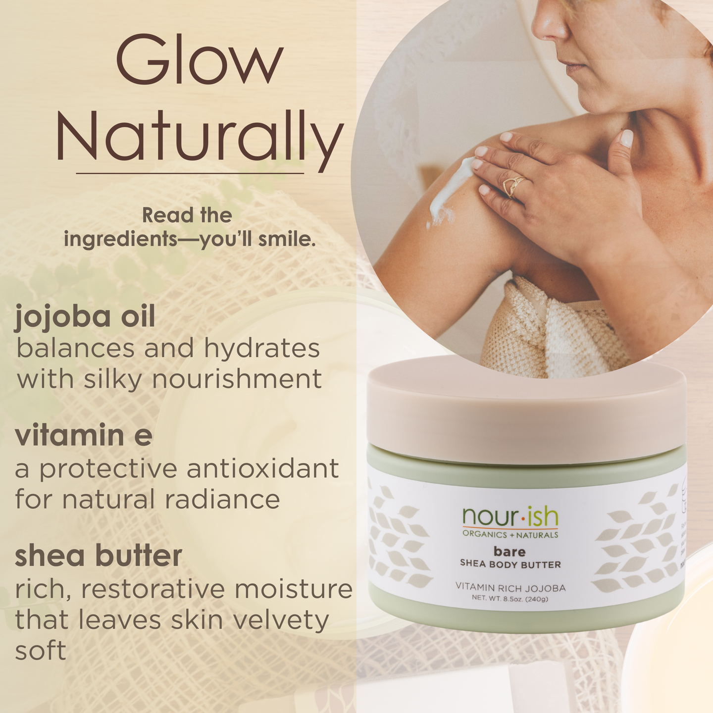 Bare Unscented Shea Body Butter